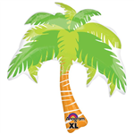 Balloon Foil 29 Palm Tree Summer Scene Uninflated