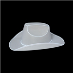 Cowgirl Hat Light Up White