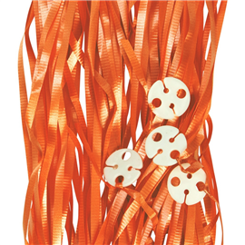 Clipped Ribbons Orange 25/ Pack