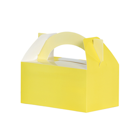 Five Star Paper Lunch Box Pastel Yellow 5/ Pk
