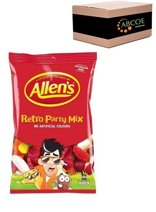 Allens Retro Party Mix 1kg 6CTN