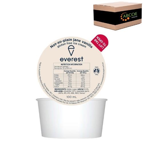 Everest Ice Cream Cup Vanilla 100ml 24CTN