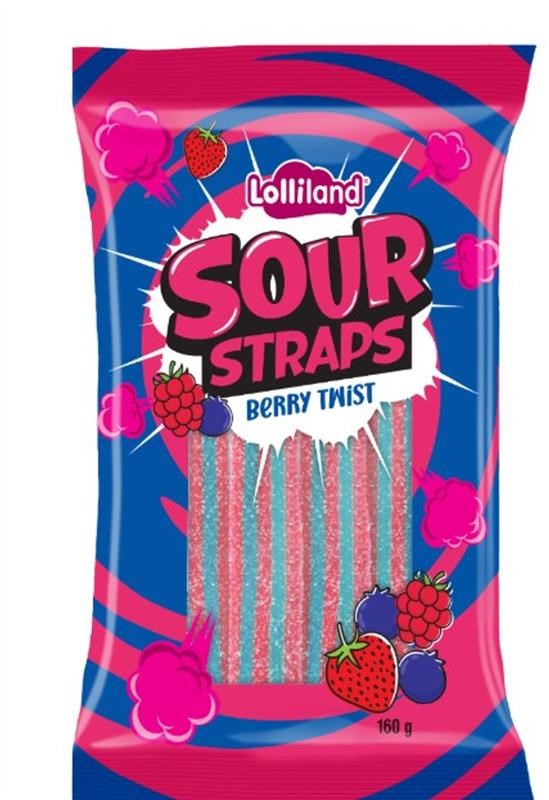 Lolliland Sour Berry Twist 160G