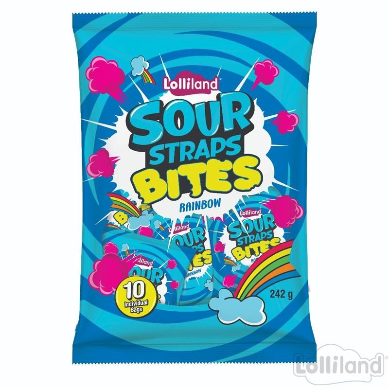 Lolliland Sour Straps Bites 10pk