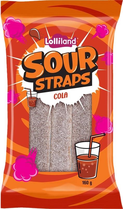 Lolliland Sour Straps Cola 160G