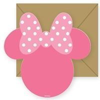 INVITATIONS DISNEY MINNIE 8PK E5866 