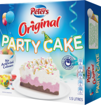 Peters Ice Cream Party Cake Vanilla 1.5L