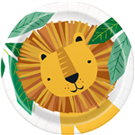 ANIMAL SAFARI 7 PAPER PLATE 8PK 73924