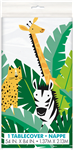 ANIMAL SAFARI RECT TABLECOVER 78353