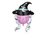 BALLOON FOIL 34 HALLOWEEN IRIDESCENT WITCH 26142