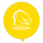 BALLOONS SUPPORTER BRONCOS 90CM 1PK UNINFLATED