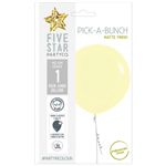 Balloon 90Cm Matte Pastel Yellow  Uninflated