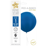 Balloon 90cm Matte Royal Blue  Uninflated