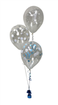 Balloon Arrangement 1St Birthday Boy 3 Clear Balloons 106