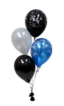 Balloon Arrangement 21St Birthday Boy 4 Balloons 134