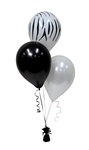 Balloon Arrangement Zebra Print 3 Balloons 177