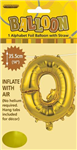 BALLOON FOIL 14 GOLD Q  SelfInflating