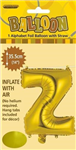 BALLOON FOIL 14 GOLD Z  SelfInflating