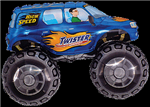 Balloon Foil 14 Monster Truck Blue