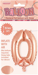 BALLOON FOIL 14 ROSE GOLD 0  SelfInflating