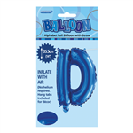 BALLOON FOIL 14 ROYAL BLUE D  SelfInflating