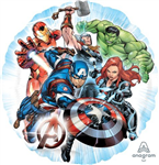 Balloon Foil 17 Avengers Uninflated