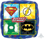 Balloon Foil 17 Justice League Uninflated