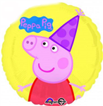 Balloon Foil 17 Peppa Pig  Hat Uninflated