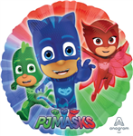 Balloon Foil 17 Pj Masks Uninflated