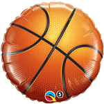 Balloon Foil 18 Basketball Uninflated