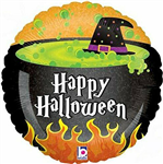 Balloon Foil 18 Halloween Cauldron Uninflated