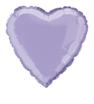Balloon Foil 18 Heart Lavender Uninflated