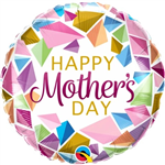 Balloon Foil 18 Mothers Day Gem 