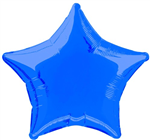 Balloon Foil 18 Star Royal Blue Uninflated