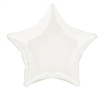 Balloon Foil 18 Star White Uninflated