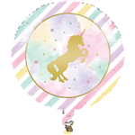 Balloon Foil 18 Unicorn Sparkle Uninflated