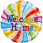 Balloon Foil 18 Welcome Home Swirl Uninflated