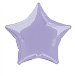 Balloon Foil 20 Star Lavender