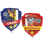 Balloon Foil 25 Paw Patrol Marshall And Chase Uninflated
