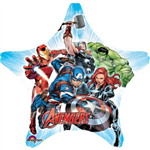 Balloon Foil 32 Avengers Star Uninflated
