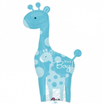 Balloon Foil 42 Giraffe Its A Boy Uninflated 