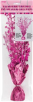 Balloon Weight Foil Glitz  Centrepiece Pink