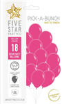 Balloons Matte Fuchsia 30cm 18 Pack