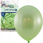 Balloons Metallic Mint 25 Pack