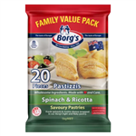 Borgs Pastizzis Spinach  Ricotta 1kg 20PK