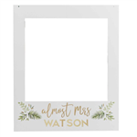 Botanical Hen Party Gold Custom Photo Booth Frame