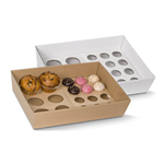 CATER BOX CUPCAKE INSERT MEDLGE 6 HOLES