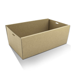 CATER BOX ONLY RECTANGLE SMALL BROWN