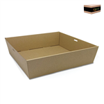 CATER BOX ONLY SQUARE LARGE KRAFT 100CTN