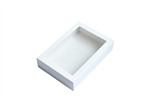 CATER BOX RECT MEDIUM WITH LID WHITE 100CTN